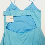 superdown  Micah Mini Dress in Teal Photo 12