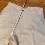 NWOT Women's Cream Wide Leg Linen like Pants size L Size L Photo 8