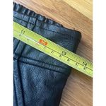 Spanx Faux Leather Joggers Small Black Pockets Rock Band Grunge Modern Thick Photo 7