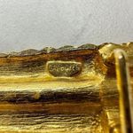 Vintage Gay Boyer Gold Silver Tone 2 Piece Interlocking Belt Buckle ✨ Photo 7