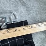 Old Navy Pants Women 14 Black White Window Pane Pixie Crop Office Career Casual Photo 9