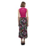 The Kooples Multicolor Floral Printed Midi Skirt Size 1 (Small) Photo 3