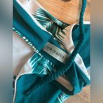 Zaful NWT  Teal Feather Bikini Size Medium Photo 3