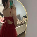 Blondie Nites Red Prom Dress Photo 8