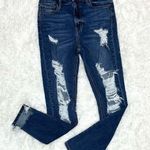 Cello Distressed Skinny Jeans with Holes Size 7 / 28 Juniors Destroyed Photo 0