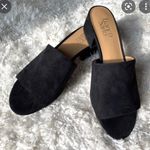 Franco Sarto Black Suede Sandals Photo 0