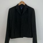 Ann Taylor Stretch Dark Gray Blazer Suit Jacket Size 6 Photo 0