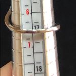 Ruby New Opaque Silver Ring Size 6 1/2 Photo 3