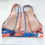 Gymshark Like New -  High Neck Bikini Top Blue Orange Size LARGE Padded Photo 1