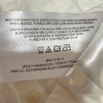 Orvis Women Button Front Shirt L White Linen Blend Coastal Beachy Preppy Resort Photo 5