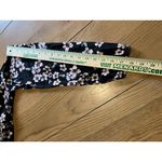 Torrid Cold Shoulder Floral Sun Dress Size 1 Black Pink Long Sleeve Flare Beach Photo 6