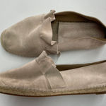 Michael Kors  Espadrilles Womens 8.5 Pink‎ Ruffle Suede Leather Upper Slip On Photo 0