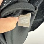 Joan Vass Black Velvet Dress Womens Large Sparkle Whimsigoth Grunge Witchy 90s Photo 2