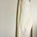 Juicy Couture  Blk Label Women’s Y2K White Flare Jean Velour Stripes Size 31 Photo 5