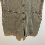 Anthropologie t.la Utility Boiler Suit Romper Cotton French Terry Size Small Photo 5