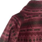 Carhartt  Relaxed Fit Fleece‎ Pullover Size M Port Maroon Southwestern New Photo 7