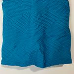 Lands' End Lands’ End Women’s Square Neck Tankini Swim Top Dark Teal Blue Size 4 NWT FLAW Photo 2