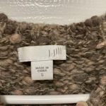 J. Jill Brown Multicolor Popcorn Knit Wool Blend Long Sleeve Sweater Photo 1