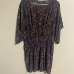 Peruvian Connection  Samarkand Silk Dress Size 6 3/4 Dolman Sleeves Elastic Waist Photo 1