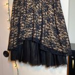 B. Wear Black Lace Mini Dress Photo 3