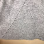 Calvin Klein Jeans Women’s Waffle Knit Gray V-Neck Long Sleeve Shirt Photo 6