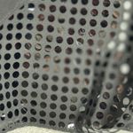 EXPRESS Satin Tank Top Sleeveless Party Cocktail Blouse Sequin Black Size 10 Photo 4