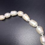 Baroque Japanese Pearl 12X14mm 18 Inches With Silver Rose Clasp Necklace Chocker Photo 10