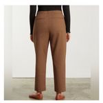 Everlane  The Dream Pant Size Medium Brown Pullon Preppy Quiet Luxury Photo 13