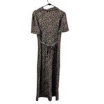 Kathie Lee Collection Kathie Lee Women's Long Floral Black Dress Photo 1