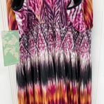 Currants Maxi Dress Womens Medium Stella Tie Dye Hippie Festival Beach Strappy Purple Photo 5