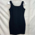 Wild Fable EUC  women’s black stretch bodycon mini sleeveless tank dress‎ medium Photo 4