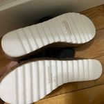 Black Strap Platform Wedge Sandals Size 7.5 Photo 3