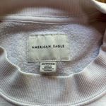 American Eagle White and Pink  Sweatshirt Sz XS Photo 5