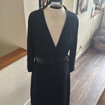 Talbots Black Long Sleeve Wrap Dress Photo 1