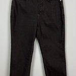 Good American  Jeans Womens 10‎ 30 Brown 90s Duster Straight Leg Coffee High Rise Photo 0