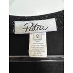 Y2K Patra Black Glitter Long Evening Jacket Dress Topper USA made Medium Photo 10