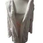 Juicy Couture  Embossed Light Pink Plush Hooded Robe – L/XL – NWT (Replaced Belt) Photo 3