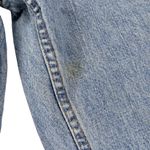 1990s Vintage Harley Davidson Straight Leg High Rise Jeans Retro Size 10P 30" Blue Photo 4