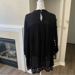 Anthropologie Chloe Oliver Black Blouse XS Whimsical Eclectic Boho Style Photo 8