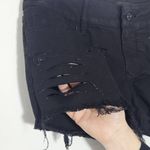 Black Orchid Black Distressed Jean Shorts NWT Size 29 Cut-Off Black Denim Shorts Photo 3