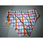 Kona Sol  Women's Plaid High Waist Bikini Bottom - L(12-14) Photo 1