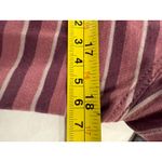 Lululemon  Striped V-Neck T-Shirt Top Pink Purple Women's‎ Athletic Casual Photo 5