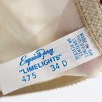 Vintage 60s Exquisite Form Limelights 475 Bra Sheer Beige Mesh Lace Size 34D Photo 4