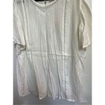 Knox Rose  White Blouse Woman’s Size Large NEW Photo 1