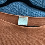 Kerisma Batwing Off Shoulder Ribbed Sweater Size M/L Copper Photo 5