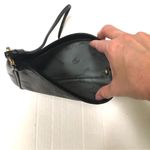 Vintage Oleg Cassini faux leather black lizard print Crossbody bag Black Photo 4