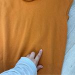 Banana Republic Sweater Cashmere sleeveless knit womens Orange (small) office Photo 5