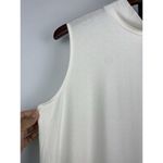 Chico's Chico’s White Sleeveless Mockneck Keyhole Back Neckline Blouse Top Size L/12 Photo 1
