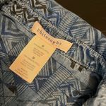 PHILOSOPHY Womens sz M Blue Denim TENCEL Shirt Dress/Tunic Pockets Aztec Tribal Size M Photo 2
