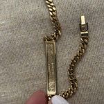 Christian Dior logo-plaque chain bracelet- Authentic Photo 3